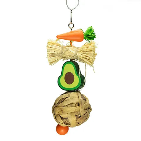 SMALL ANIMAL/BIRD TOY - AVOCADO CHEW