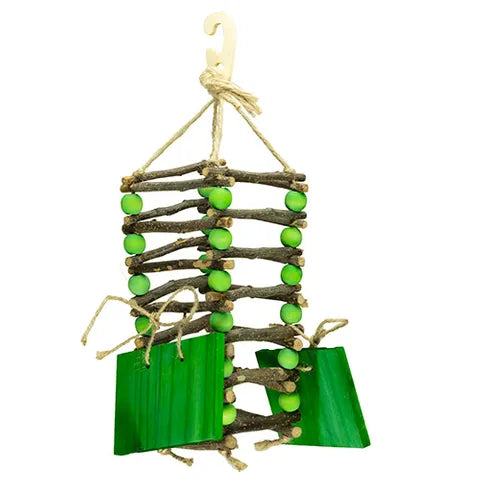 SMALL ANIMAL/BIRD TOY - NATURALS - STICK HAY FEEDER