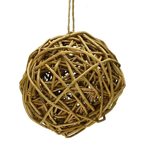 SMALL ANIMAL/BIRD TOY - NATURALS - WILLOW BALL