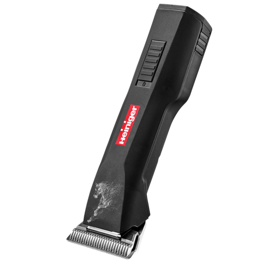 HEINIGER SAPHIR HORSE CLIPPER WITH #10WF BLADE & 2X LI-ION BATTERY (BLACK)