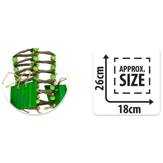 SMALL ANIMAL/BIRD TOY - NATURALS - STICK HAY FEEDER