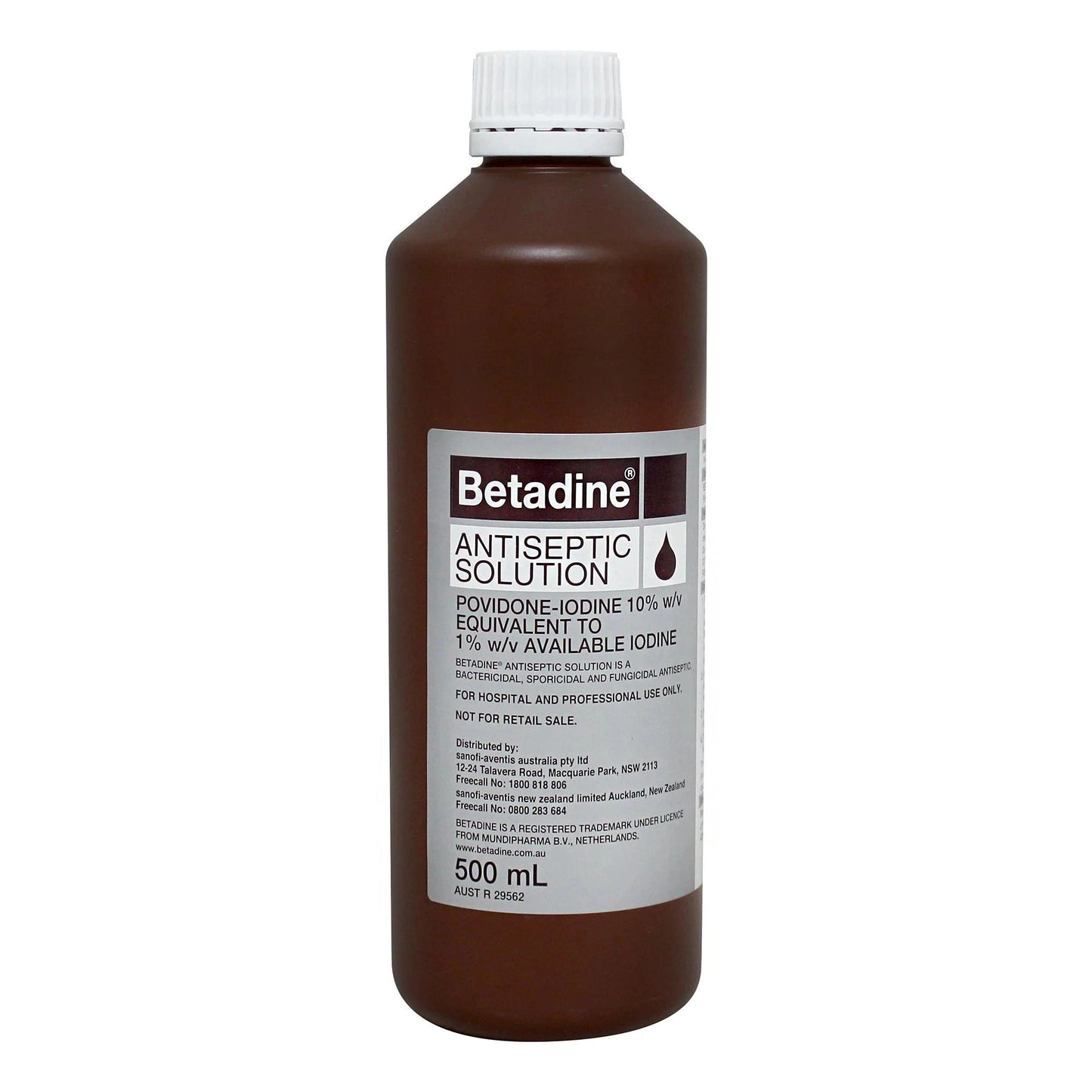 BETADINE ANTISEPTIC SOLUTION 500ML