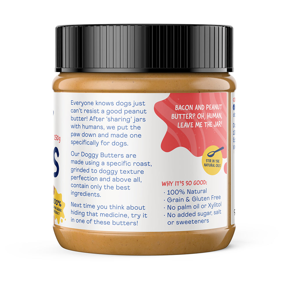 DOGGY BUTTER BARKIN BACON 250G