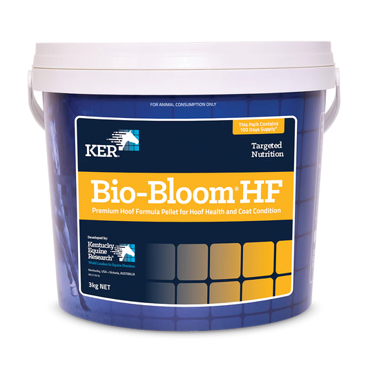 Bucket of KER Bio-Bloom HF hoof formula