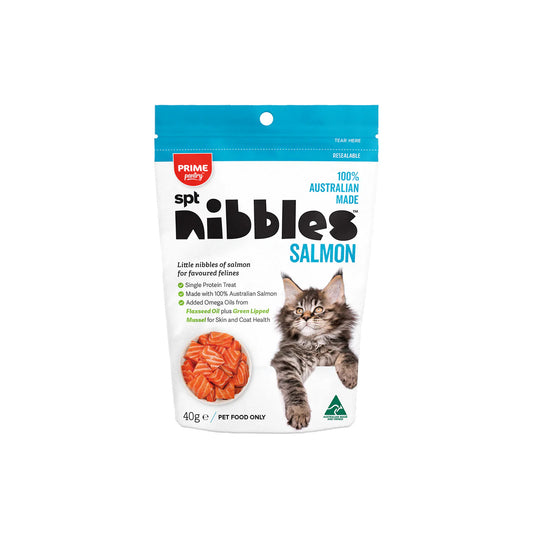 NIBBLES SALMON CAT TREATS 40G