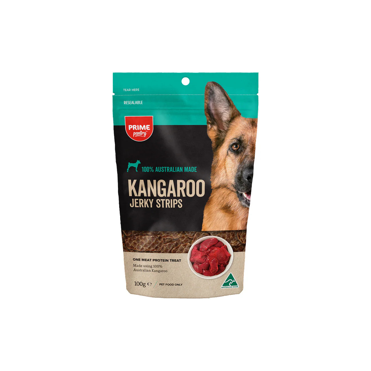 PRIME100 KANGAROO JERKY STRIPS 100G