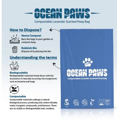 OCEANPAWS COMPOSTABLE POOP BAGS