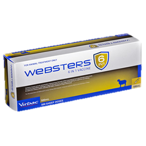 WEBSTERS 6 IN 1 B12 VACCINE - SHEEP - LOCAL PICK UP ONLY