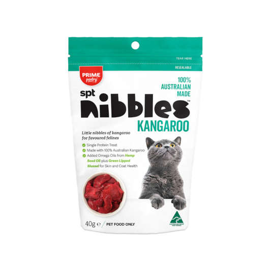 NIBBLES KANGAROO CAT TREATS 40G