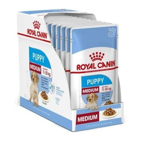 ROYAL CANIN K9 MEDIUM PUPPY 140G 10s POUCH