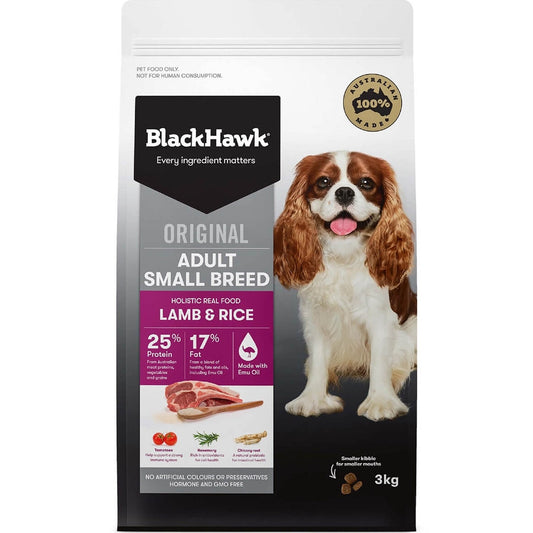 BLACKHAWK K9 ADULT SMALL BREED LAMB & RICE