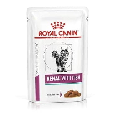 ROYAL CANIN FELINE RENAL 85GM 12s FISH POUCH