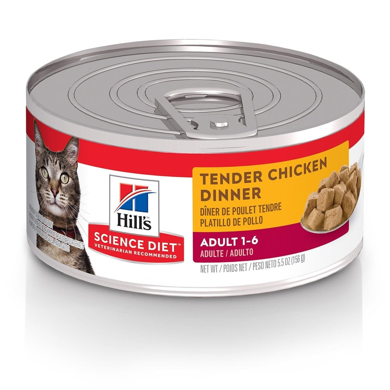 HILL'S SCIENCE DIET FELINE ADULT CHICKEN 156GM 24s