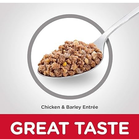 HILL'S SCIENCE DIET K9 MATURE 7+ CHICKEN & BARLEY 370GM 12s CANS