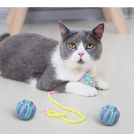 FELINE CARE CAT TOY BALL OF YARN