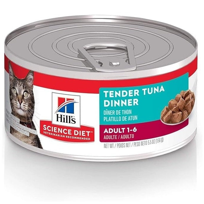 HILL'S SCIENCE DIET FELINE ADULT TUNA 156GM 24s