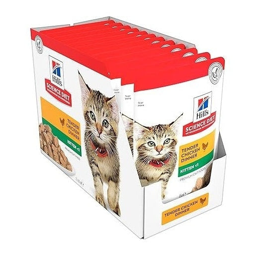 HILL'S SCIENCE DIET FELINE KITTEN CHICK 85GM 12s POUCH