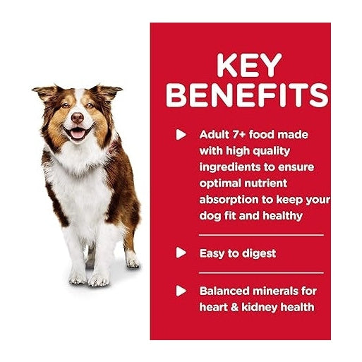 HILL'S SCIENCE DIET K9 MATURE 7+ CHICKEN & BARLEY 370GM 12s CANS