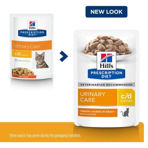 HILL'S PRESCRIPTION DIET FELINE C/D CHIK 85GM 12s POUCH