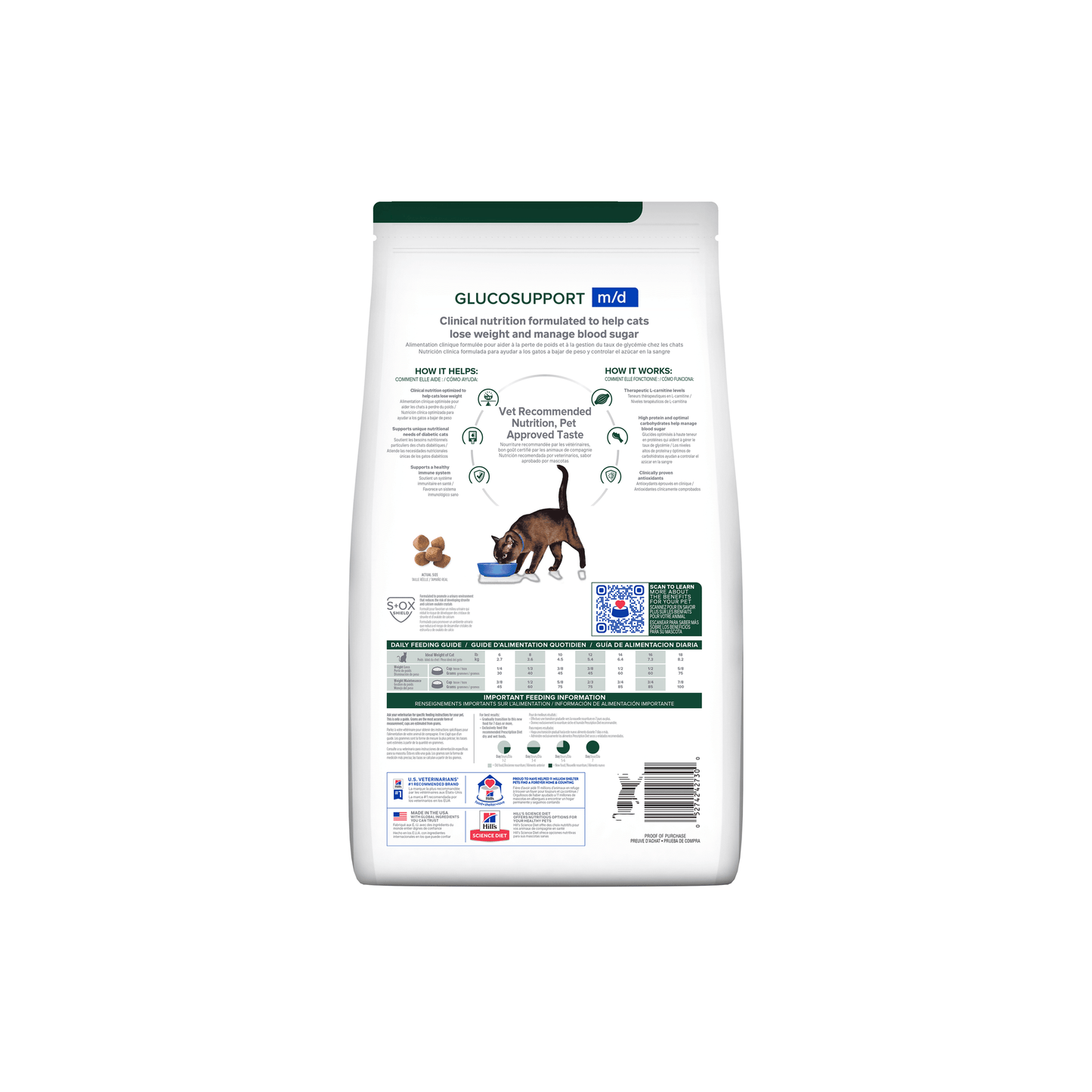 HILL'S PRESCRIPTION DIET FELINE M/D 1.8KG