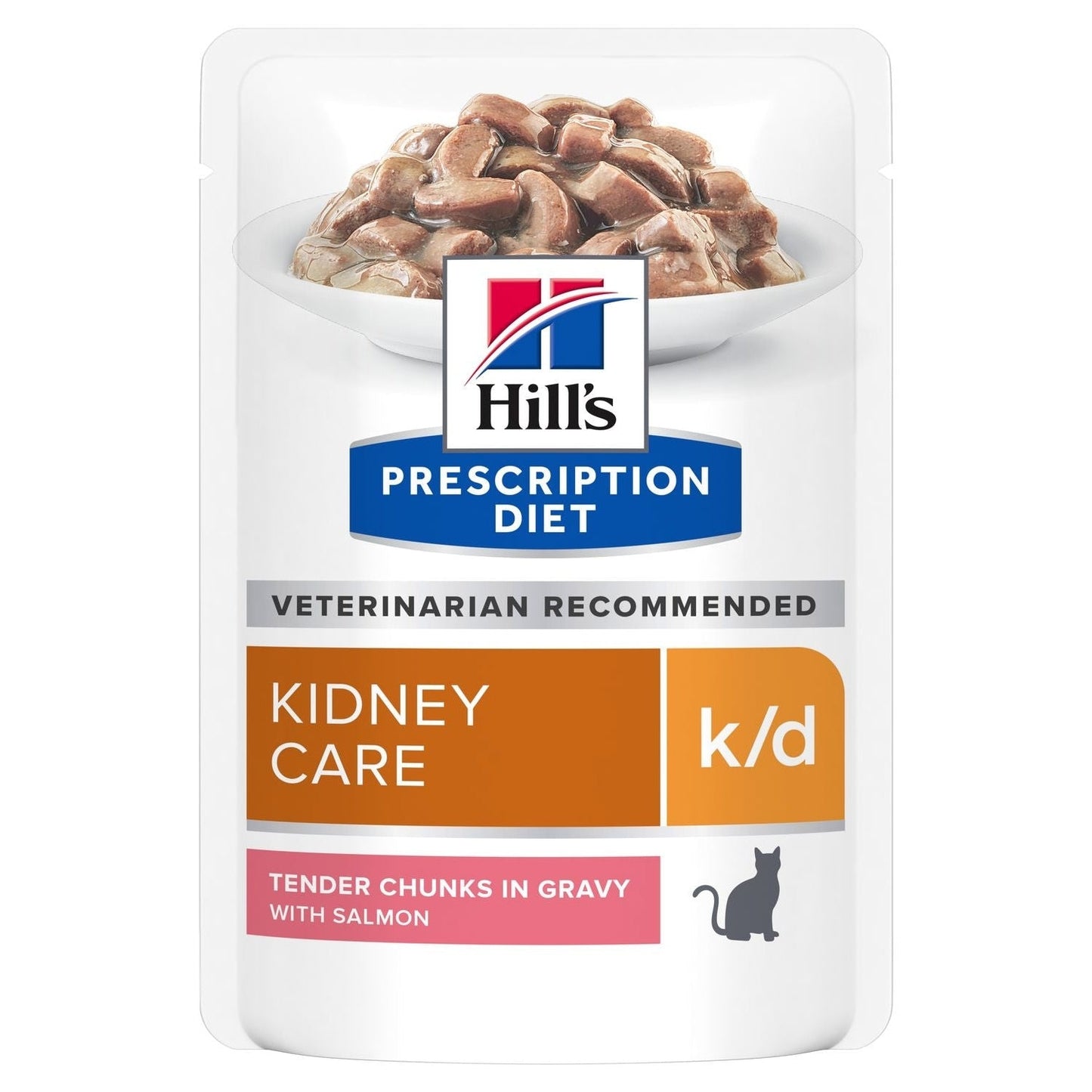 HILL'S PRESCRIPTION DIET FELINE K/D SALM 85GM 12s POUCH