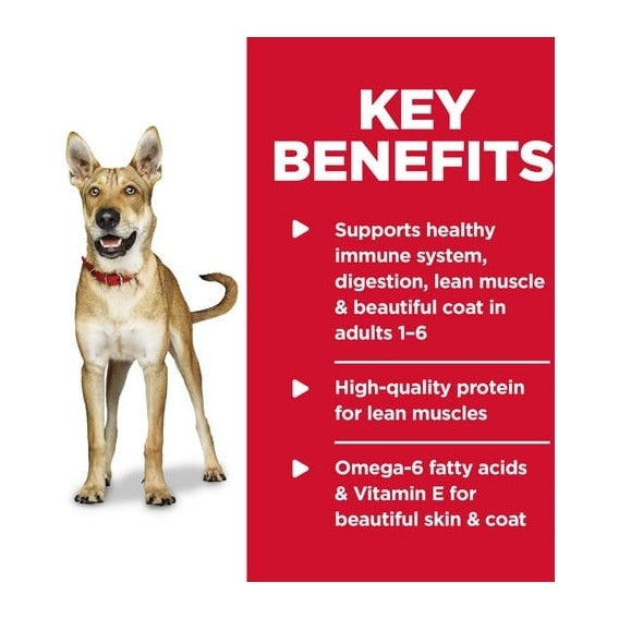 HILL'S SCIENCE DIET K9 ADULT BEEF & BARLEY 370GM 12s