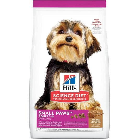 HILL'S SCIENCE DIET K9 ADULT SMALL PAWS 2.04KG LAMB RICE