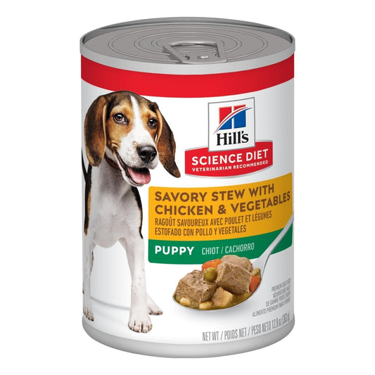 HILL'S SCIENCE DIET K9 PUPPY STEW CHICK 363GM 12s