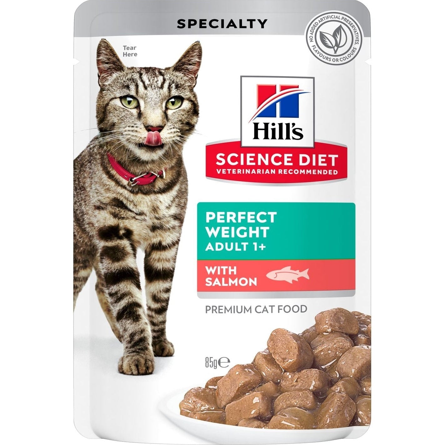 HILL'S SCIENCE DIET FELINE SALM PERF WEIGHT 85GM 12s POUCH