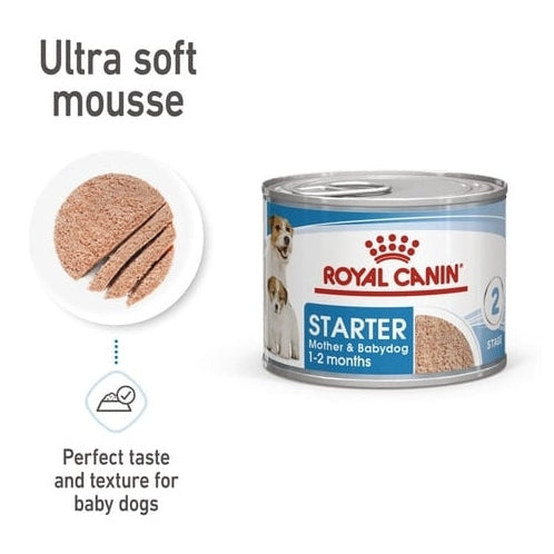 ROYAL CANIN K9 STARTER MOUSSE 195g 12s CANS