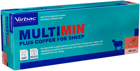 MULTIMIN PLUS COPPER INJECTION FOR SHEEP 500ML