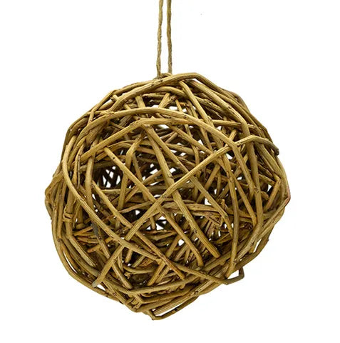 SMALL ANIMAL/BIRD TOY - NATURALS - WILLOW BALL