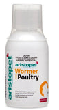 Aristopet Wormer for Poultry bottle on a white background