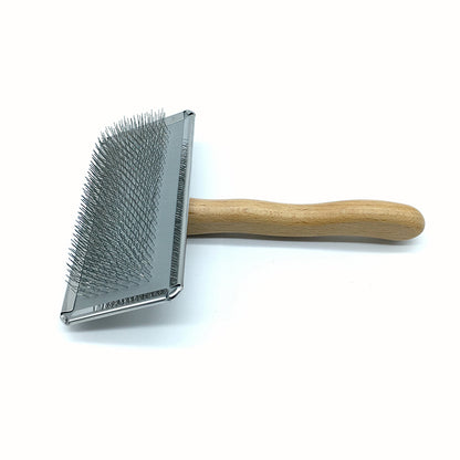 HEINIGER PROGROOM PET SLICKER BRUSH LARGE WITH STEEL BACK