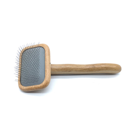 HEINIGER PROGROOM PET SLICKER BRUSH LARGE WITH STEEL BACK