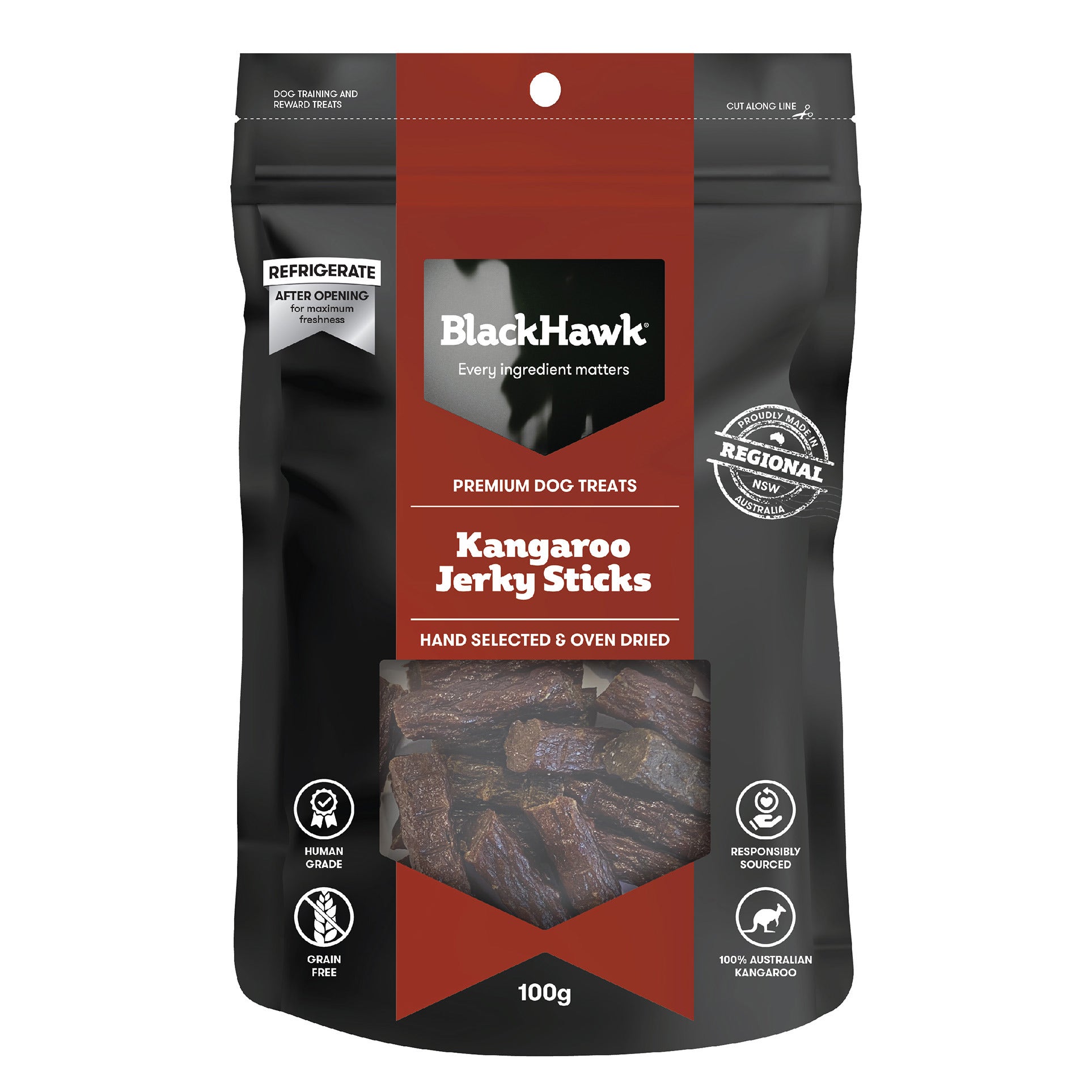 Black Hawk Kangaroo Jerky Sticks