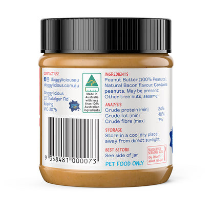 DOGGY BUTTER BARKIN BACON 250G