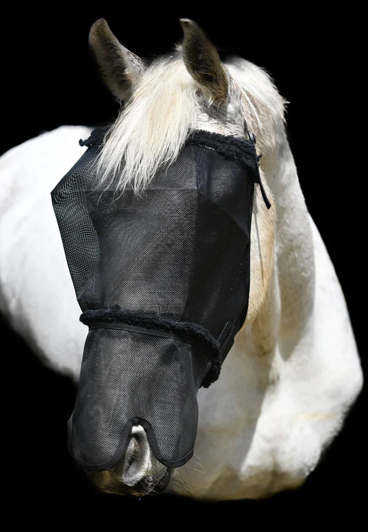 FLYVEILS BY DESIGN - EXTENDED NOSE COVER FUR FLY VEIL