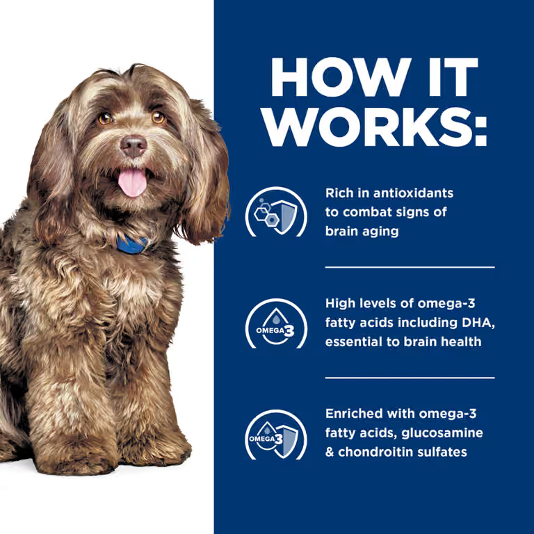HILL'S PERSCRIPTION BRAIN CARE & J/D 3.85KG
