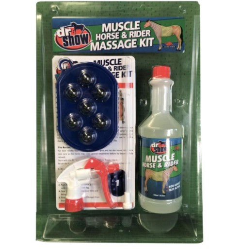 DR SHOW MUSCLE HORSE AND RIDER MASSAGE KIT
