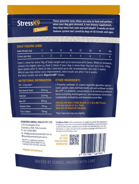 STRESSK9 CHEWS