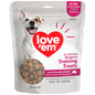 Package of love'em all natural kangaroo training treats for dogs 