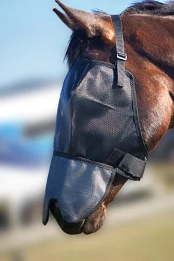 FLYVEILS BY DESIGN - FLY VEIL WITH 100% BLOCKOUT NOSE COVER