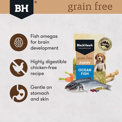 BLACKHAWK K9 PUPPY GRAIN FREE FISH