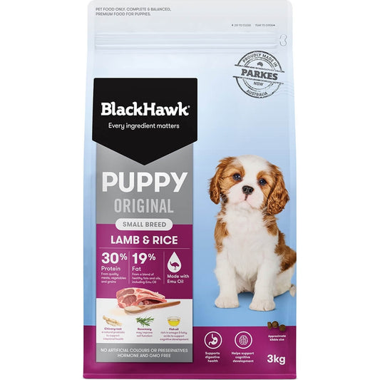 BLACKHAWK K9 SMALL PUPPY LAMB & RICE