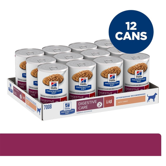 HILL'S PRESCRIPTION DIET K9 I/D TURKEY 370GM 12s