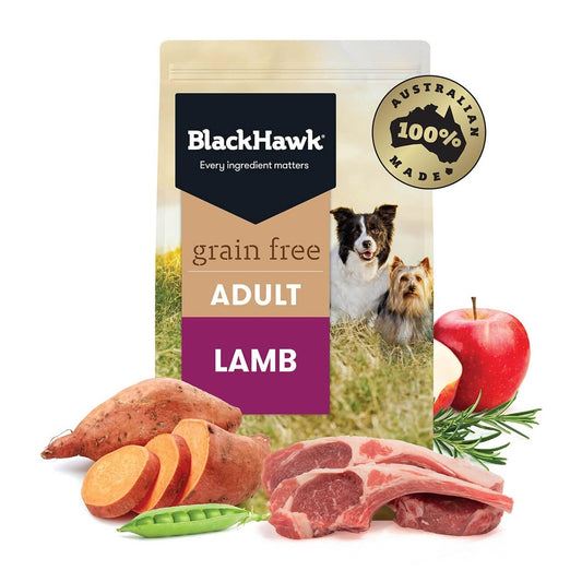 BLACKHAWK K9 GRAIN FREE LAMB 7KG