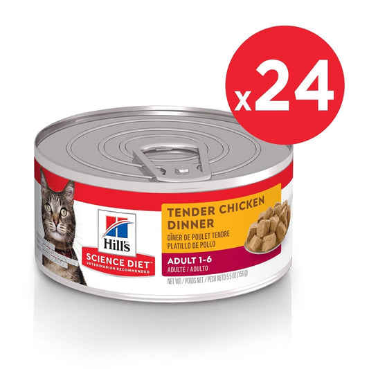 HILL'S SCIENCE DIET FELINE ADULT CHICKEN 156GM 24s