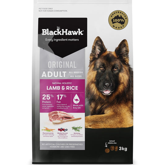 BLACKHAWK K9 ADULT LAMB & RICE
