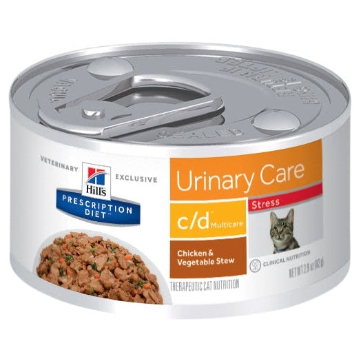 HILL'S PRESCRIPTION DIET FELINE C/D MULTICARE STRESS 82GM 24s